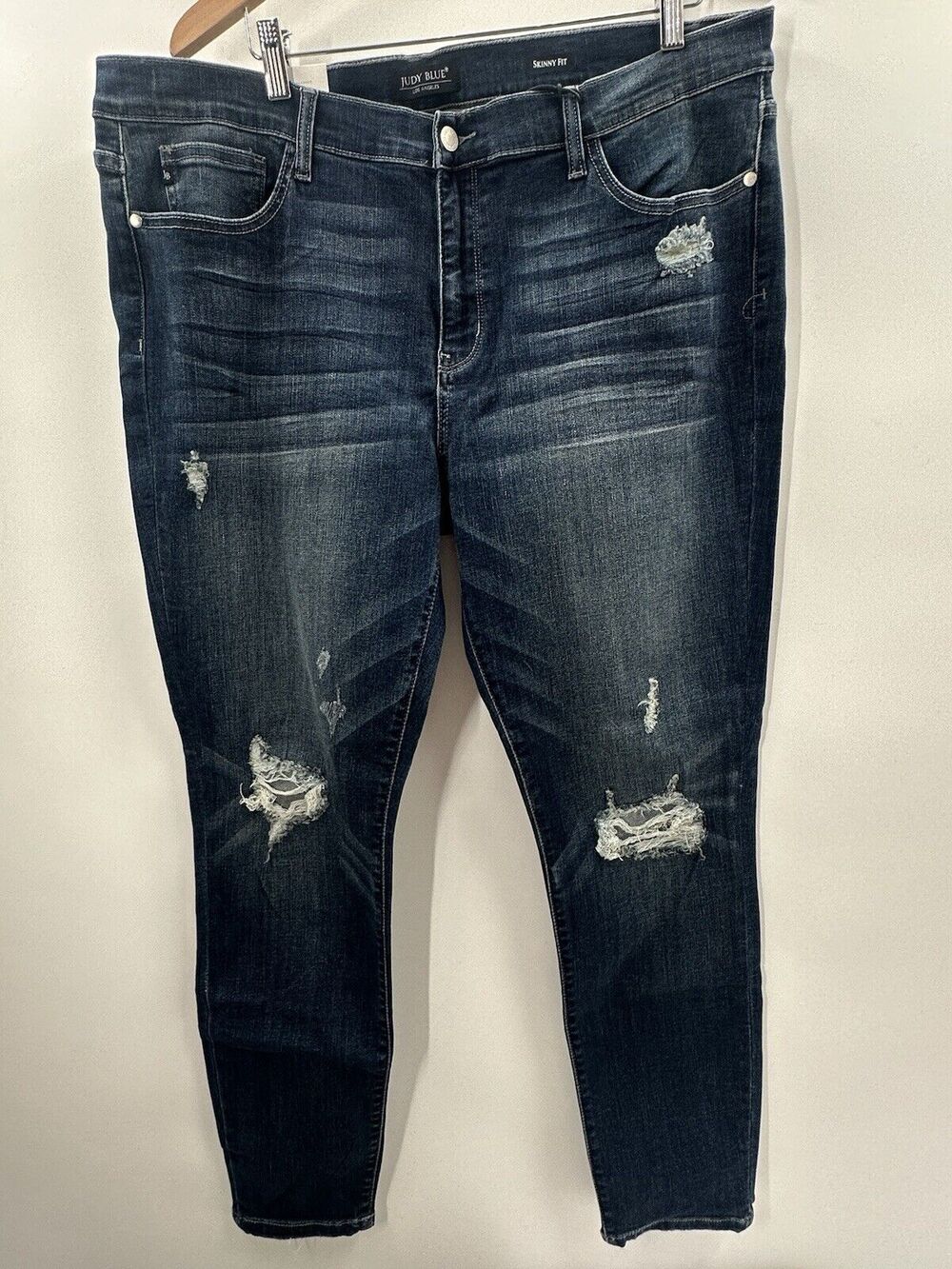 Judy Blue Skinny Fit Distressed Skinny Jean 3XL Style JB8263DK New With Tags